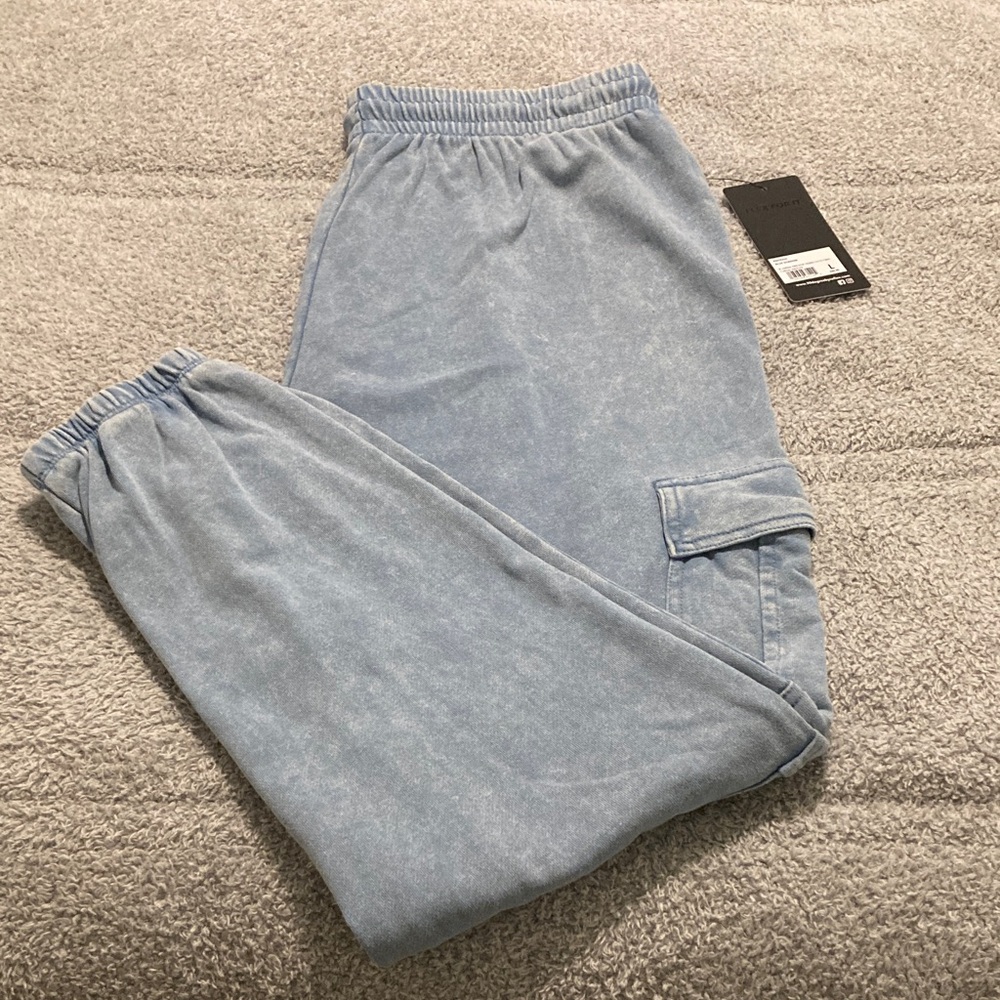 90 Degree By Reflex Blue Shadow Joggers